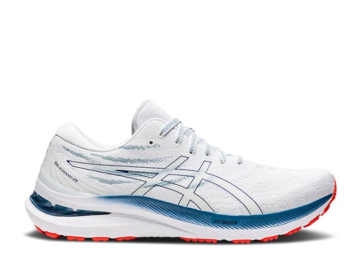 Asics Gel Kayano 29 - Blanco Océano Profundo
