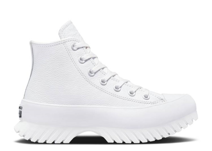 Converse Chuck Taylor All Star Lugged 2.0 Cuero Alto - Blanco Negro