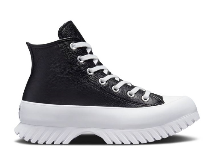 Converse Chuck Taylor All Star Lugged 2.0 Cuero Alto - Negro Blanco