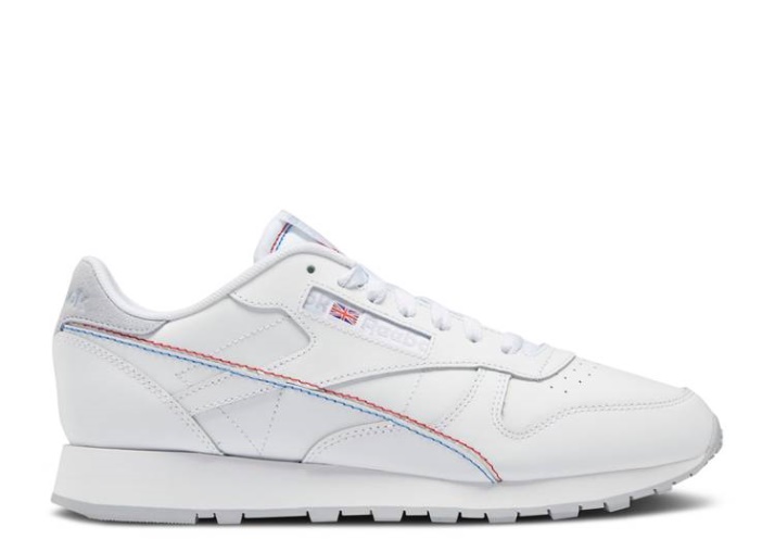 Reebok Classic Cuero - Blanco Vector Azul