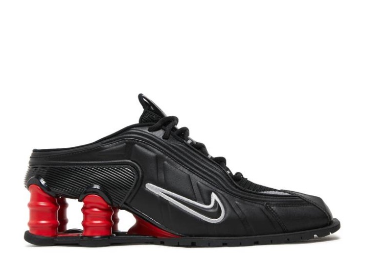 Nike Martine Rose X Mujer Shox Mule Mr4 - Negro Cometa Rojo