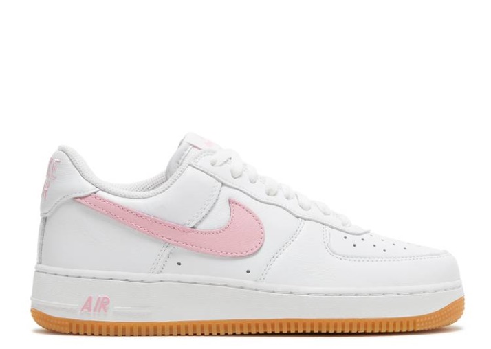 Nike Air Force 1 Low - Color Del Mes Blanco/rosa/amarillo Chicle/dorado