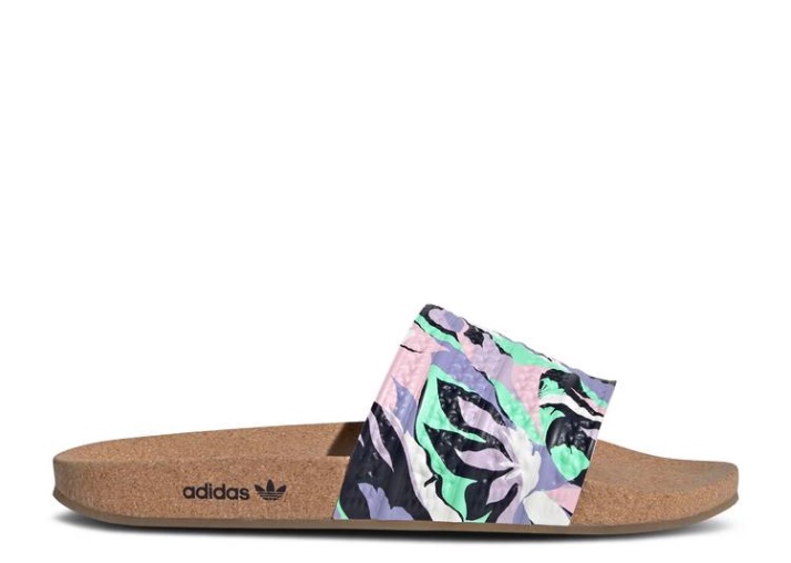 Chanclas Adidas Adilette - Cork Pulse Mint/Legend Ink/Purple