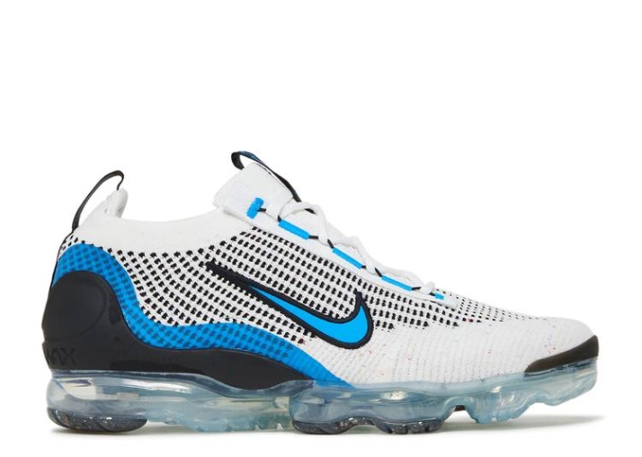 Nike Air Vapormax 2021 Flyknit - Blanco Foto Azul