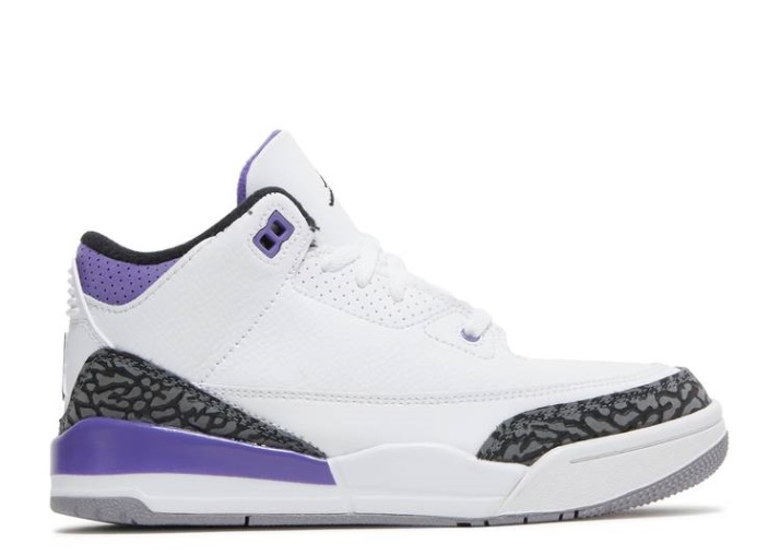 Air Jordan 3 Retro Ps - Iris Oscuro