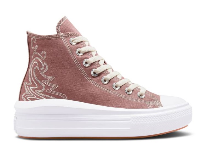 Converse Wmns Chuck Taylor All Star Move Plataforma Alta - Western Bordado