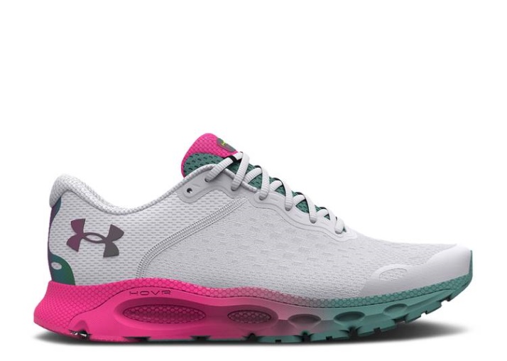 Underarmour Wmns Hovr Infinite 3 Luz Del Día - Blanco Electro Rosa