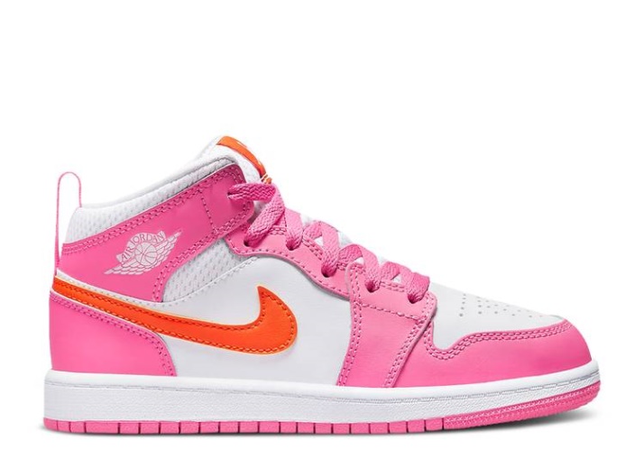 Air Jordan 1 Mid Ps - Pinksicle Naranja