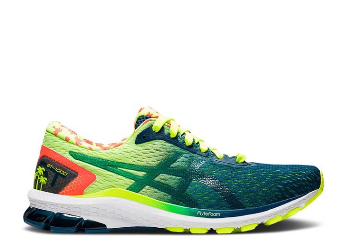Asics Gt 1000 9 - Seguridad Amarillo Mako Azul