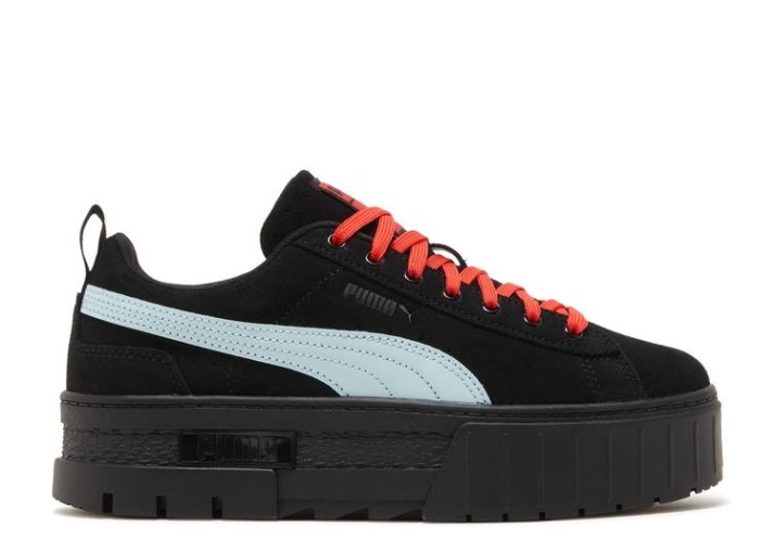 Puma Dua Lipa X Wmns Mayze Suede - Negro Azul Resplandor