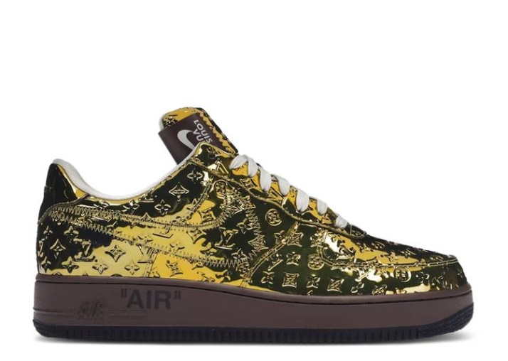 Nike Louis Vuitton X Air Force 1 Low - Oro Metalizado