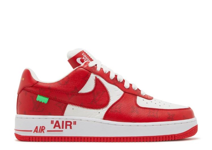 Nike Louis Vuitton X Air Force 1 Low - Blanco Cometa Rojo