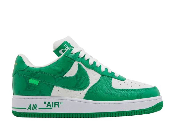 Nike Louis Vuitton X Air Force 1 Low - Blanco Gimnasio Verde