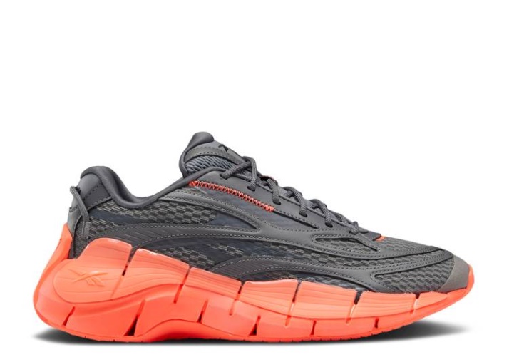 Reebok Zig Kinetica 2.5 - Gris Naranja Flare