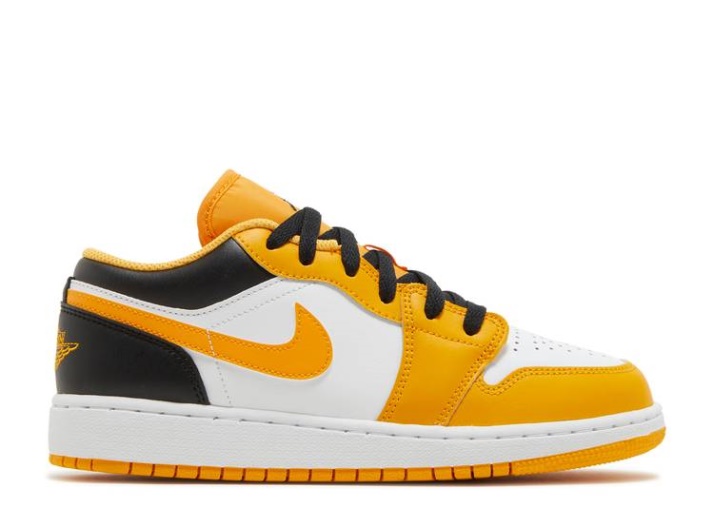 Air Jordan 1 Low Gs - Taxi Blanco