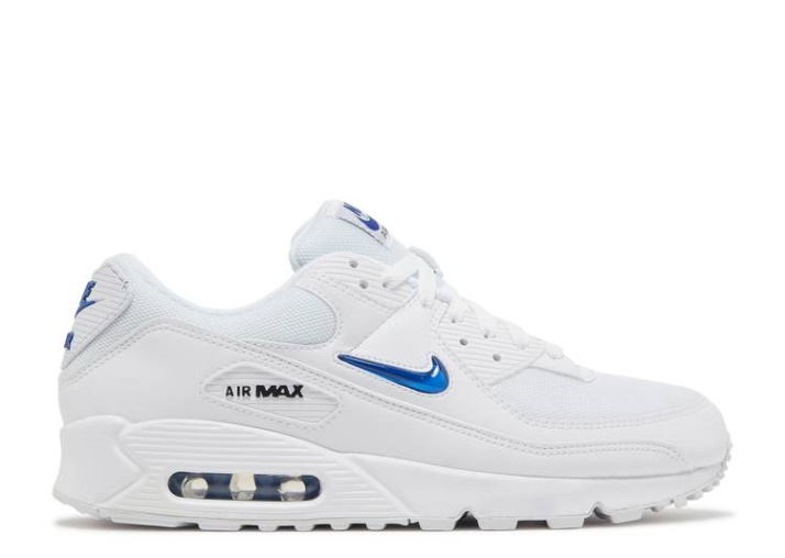 Nike Air Max 90 - Joya Blanco/game Royal/negro