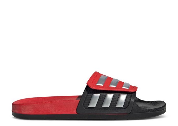 Adidas Adilette Tnd Slide - Negro Rojo Vivo