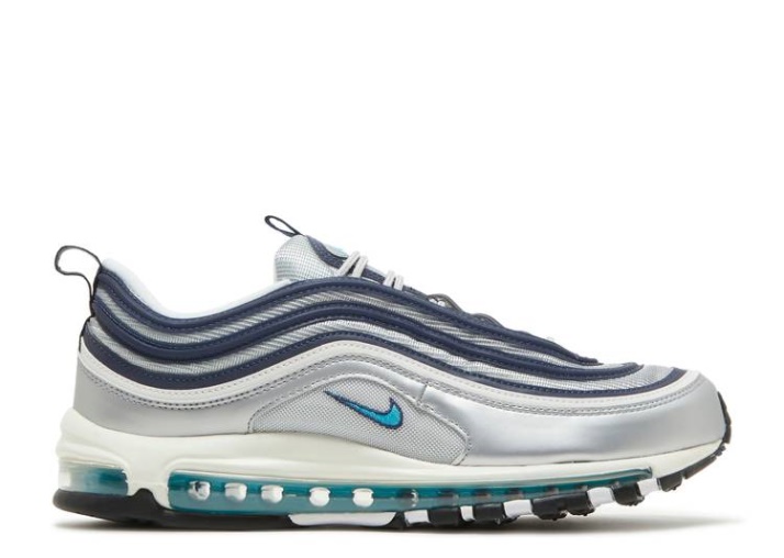 Nike Air Max 97 Og - Plata Metálica Cloro Azul