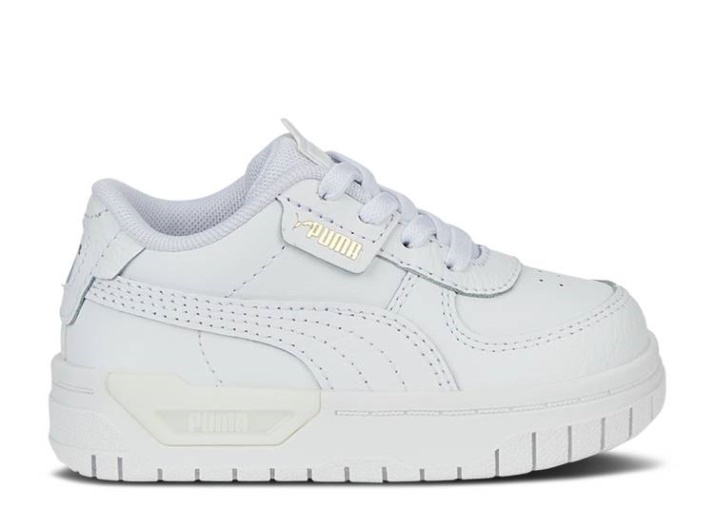 Puma Cali Dream Cuero Infantil - Triple Blanco