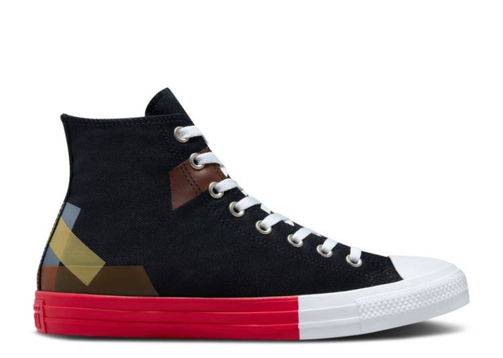 Converse Chuck Taylor All Star High - Space Racer Negro/rojo Universitario/blanco