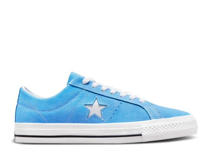 Converse One Star Pro Suede Low - Azul Universitario