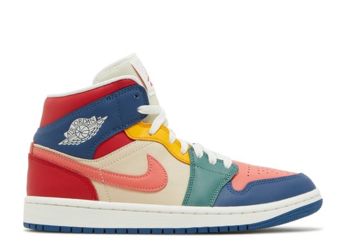 Mujer Air Jordan 1 Mid Se - Multicolor