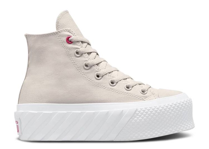 Converse Wmns Chuck Taylor All Star Lift 2x Alto - Masilla Pálida