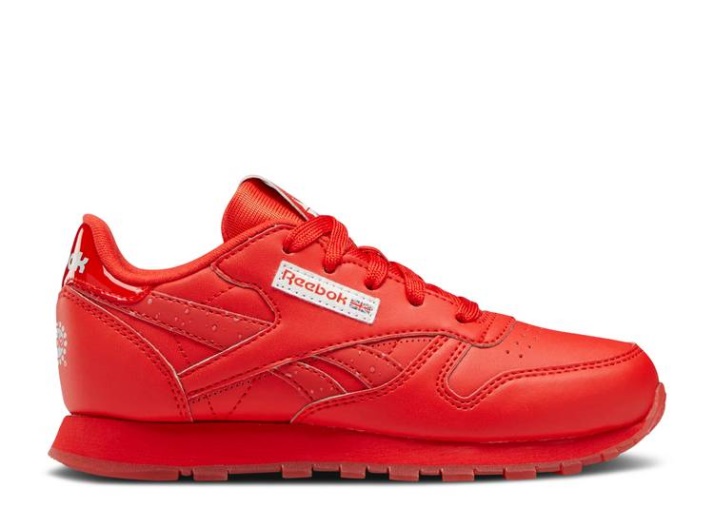 Reebok Popsicle X Classic Cuero Niño Pequeño - Instinto Rojo