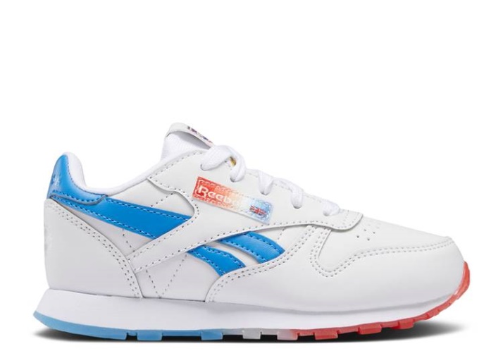 Reebok Popsicle X Classic Cuero Niño - Blanco Instinto Rojo