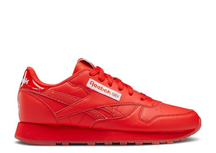 Reebok Popsicle X Classic Cuero Niño Grande - Instinto Rojo