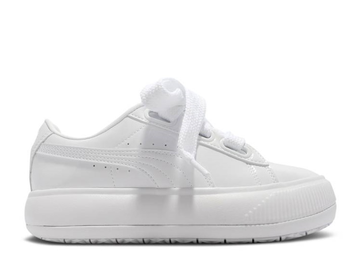 Puma Wmns Suede Mayu Heart Charol - Blanco