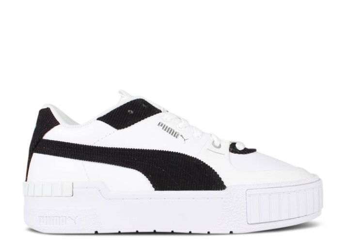 Puma Wmns Cali Sport Corduroy - Blanco Negro