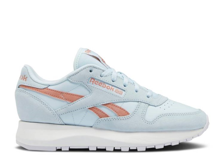 Reebok Wmns Classic Leather Sp - Azul Cristal Canyon Coral