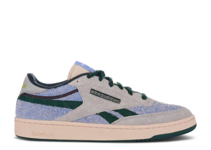 Reebok Cerebro Muerto X Club C Venganza - Ecru Bosque Oscuro
