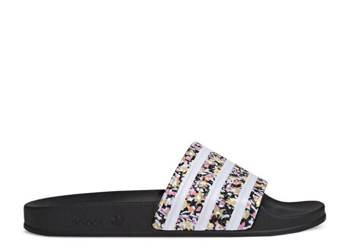 Adidas Adilette Slide - Estás Aquí Por Una Razón Negro/blanco/casi Azul