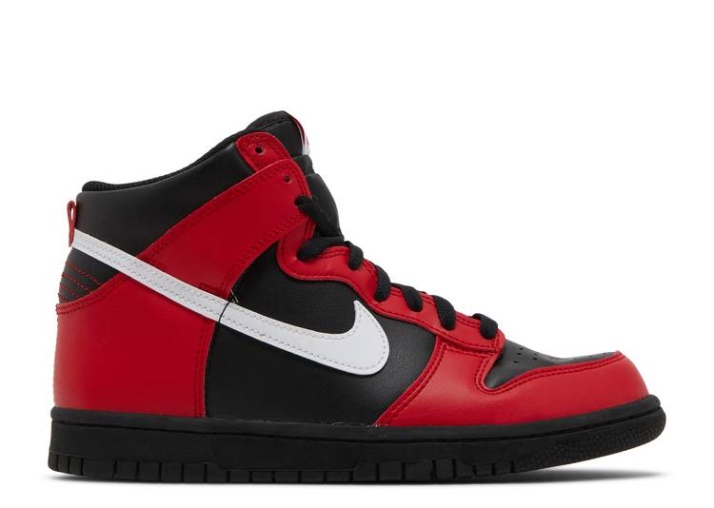 Nike Dunk High Gs - Negro Universidad Rojo