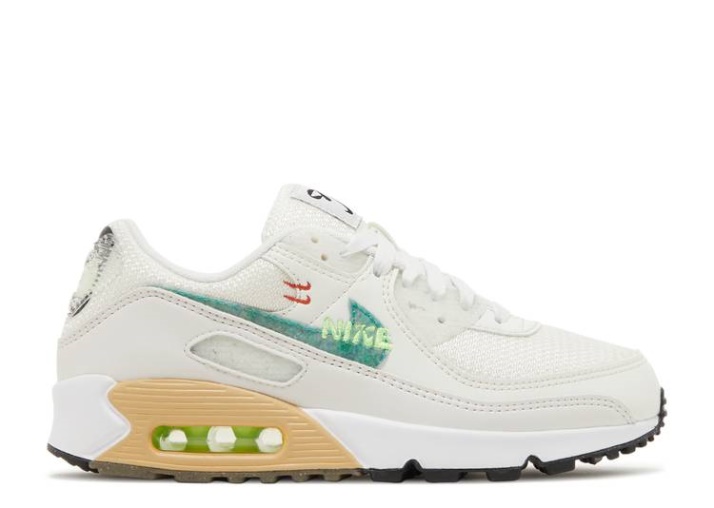 Nike Wmns Air Max 90 Se - Blanco Verde Neptuno