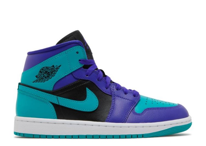 Air Jordan 1 Mid - Negro Uva
