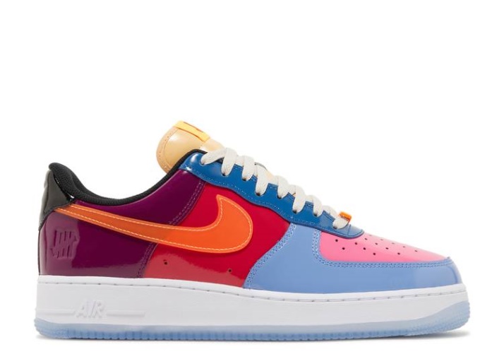 Nike Undefeated X Air Force 1 Low - Charol Multicolor