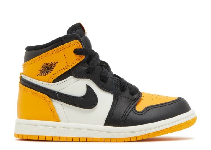 Air Jordan 1 Retro High Og Td - Puntera Amarilla
