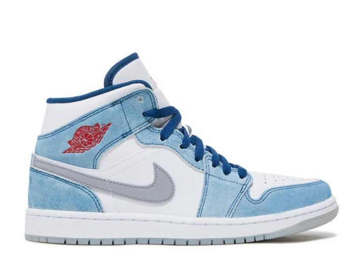 Air Jordan 1 Mid Se - Azul Francés