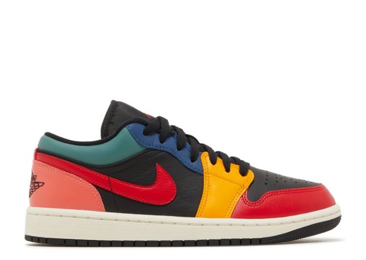 Mujer Air Jordan 1 Low Se - Negro Multicolor