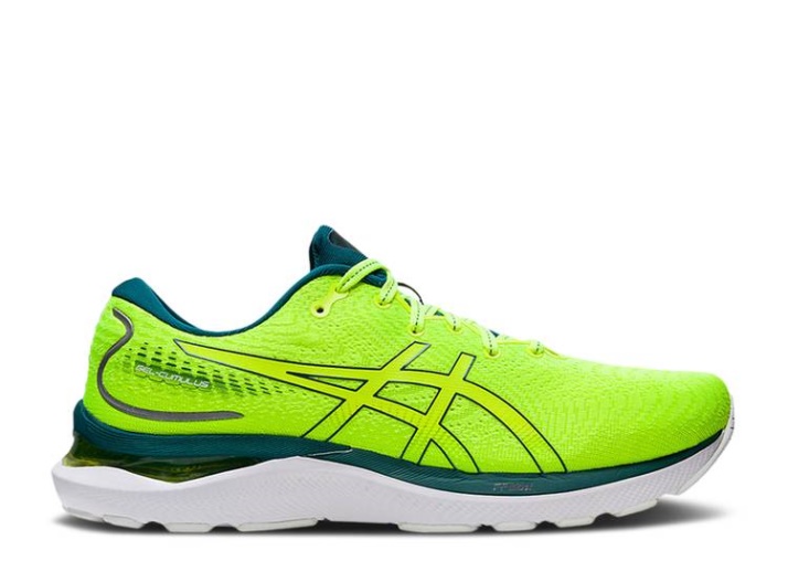 Asics Gel Cumulus 24 - Seguridad Amarillo Terciopelo Pino