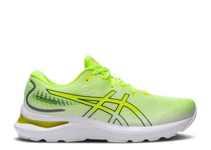 Asics Mujer Gel Cumulus 24 - Seguridad Amarillo Terciopelo Pino