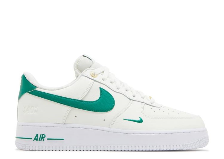 Nike Air Force 1 '07 Lv8 '40 Aniversario Vela/malaquita/blanco/dorado