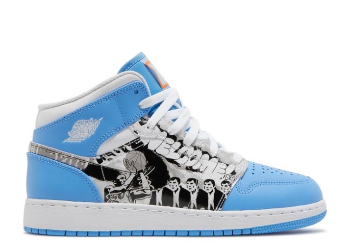Air Jordan 1 Mid Gs - Ganador Del Juego