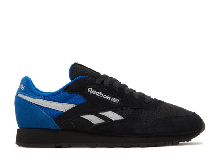 Reebok Classic Cuero - Negro Vector Azul
