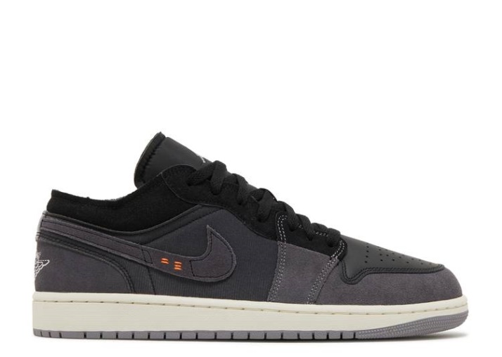 Air Jordan 1 Low Se Craft - Inside Out Negro/gris/grafito