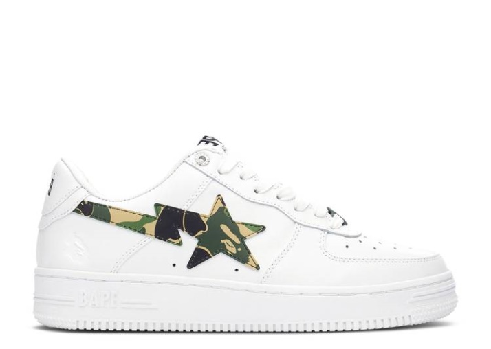 Bapesta - Abc Camo Blanco/verde