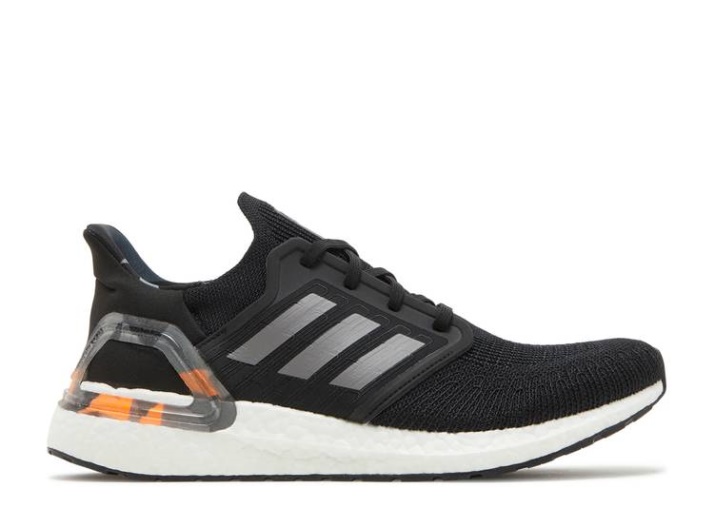 Adidas Ultraboost 20 - Negro Señal Naranja Camo